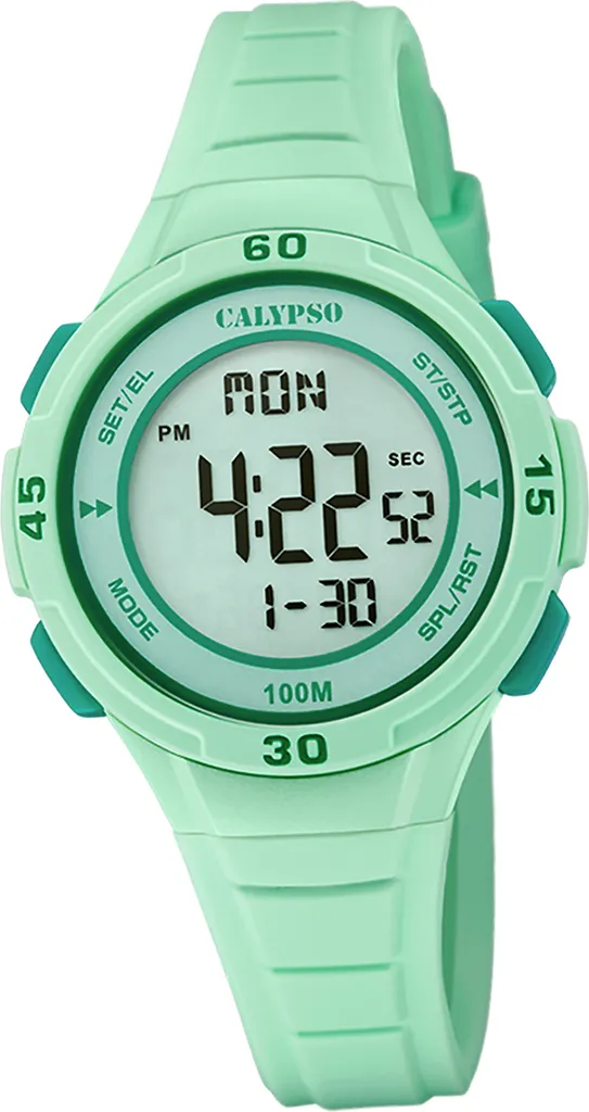 Orologio Calypso Digitale K5830/1 Verde Menta - Lo Street Style al Polso