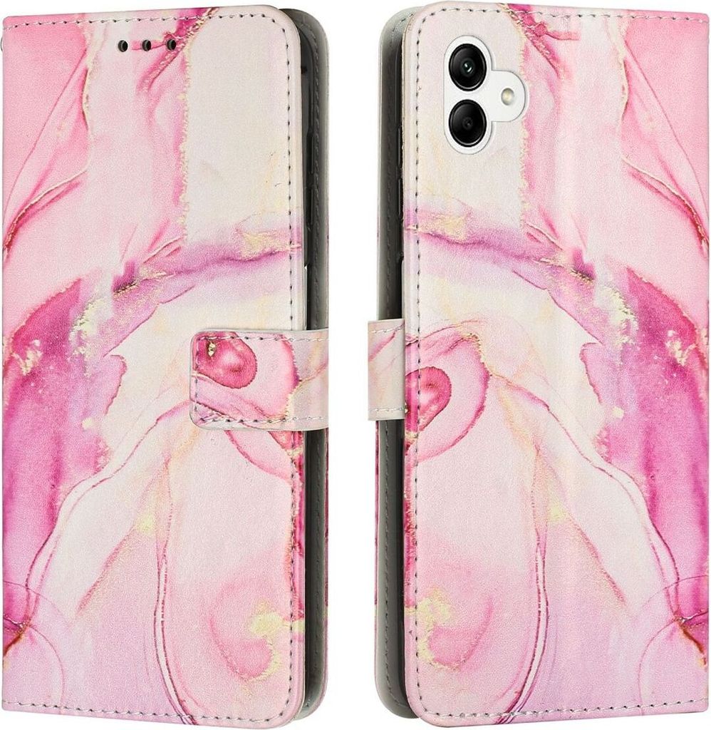 König Design Hülle kompatibel mit Kunstleder Handyhülle - Handy Case Roségold