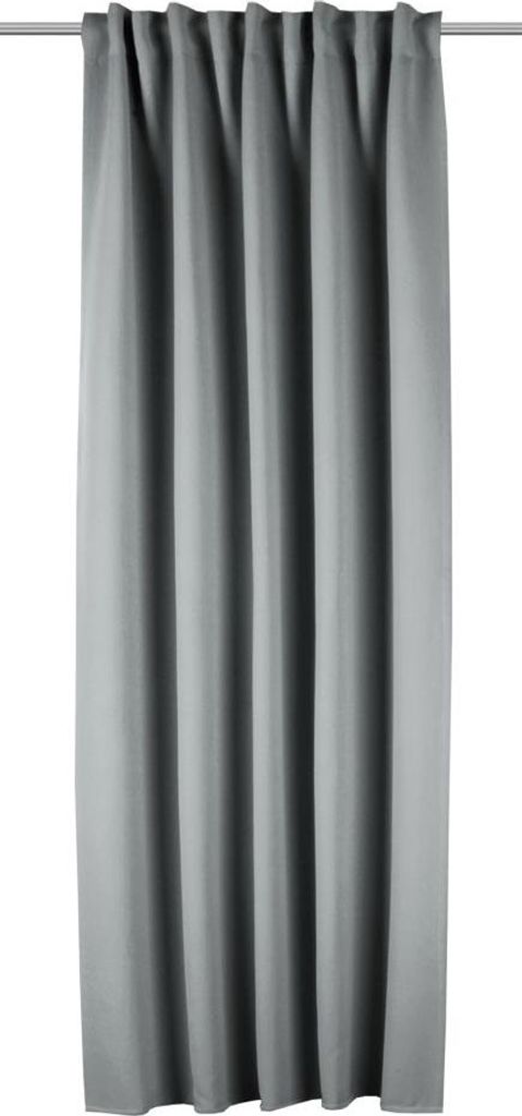 Neusser Collection Verdunklungsschal mit Gardinenband anthrazit 135x245 cm