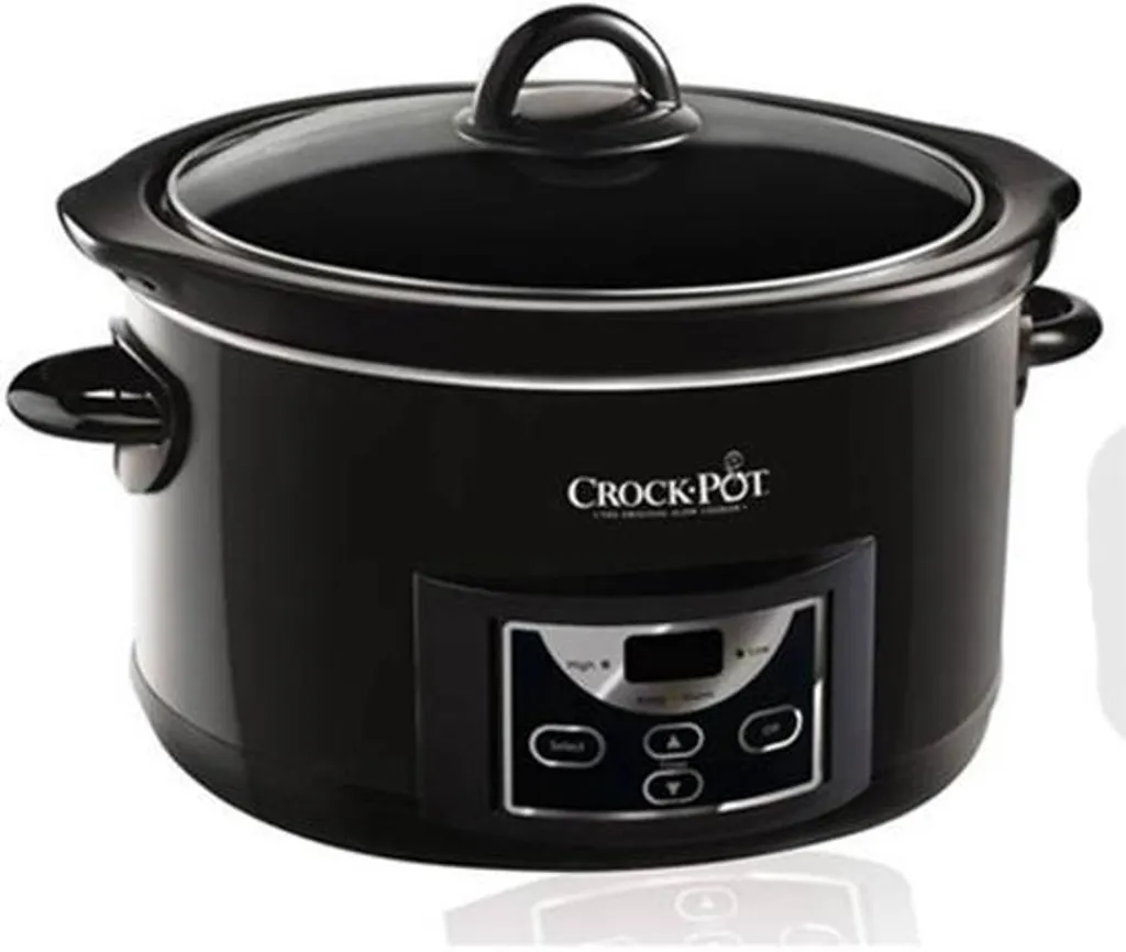 Mijoteuse Électrique Programmable 4,7L - Appareil de Cuisson Lente Sort