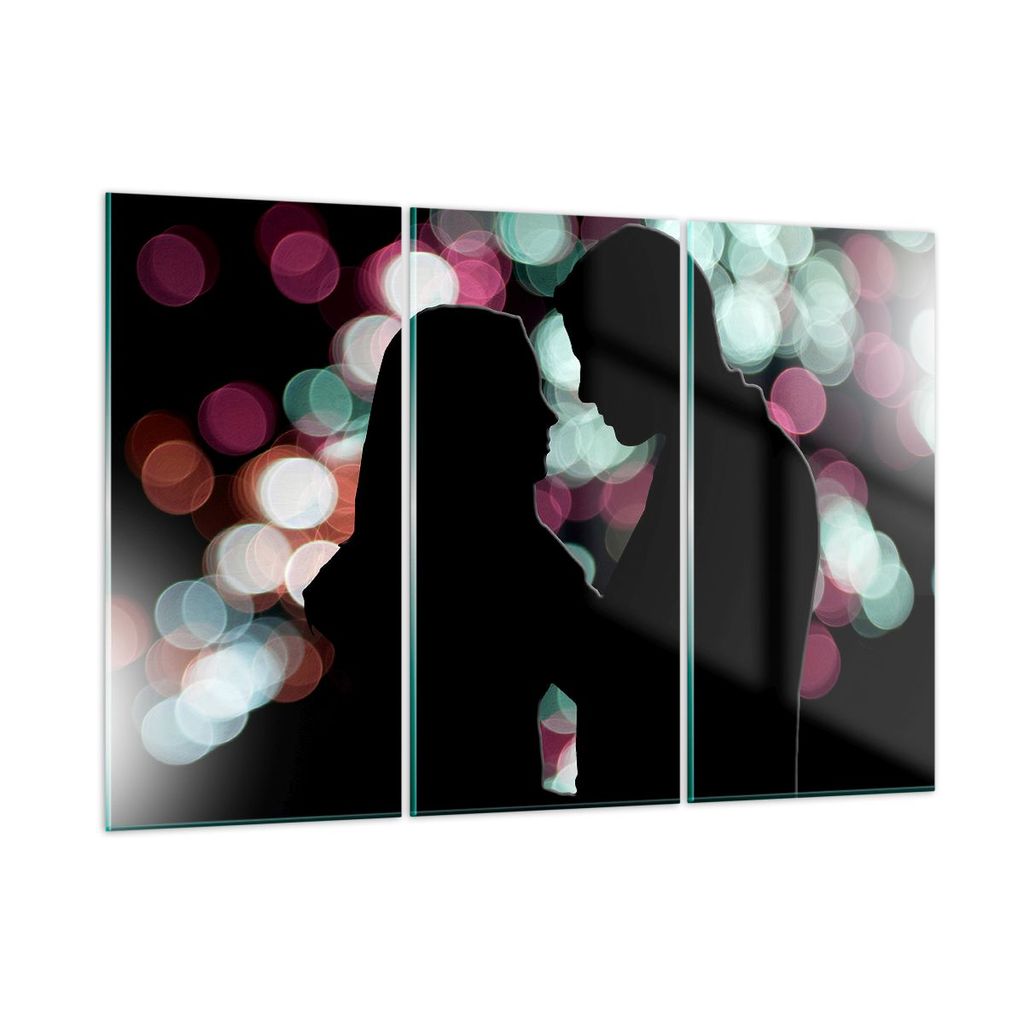 Bilder auf glas - Paar Liebe Beziehung - 165x110cm - Glasbilder - Wandbilder - Kunstdruck - zum Aufhängen bereit - Wanddekoration aus Glas - Glas ...