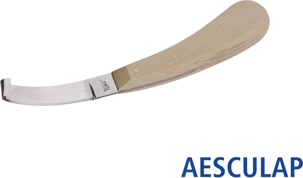AESCULAP Huf- und Klauenmesser, breite Klinge, einschneidig rechts