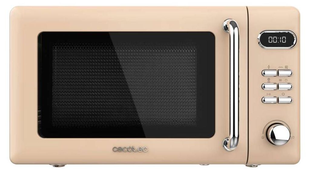 Cecotec Grill Magnetron Proclean 5110, retro design, beige Productafbeelding 
