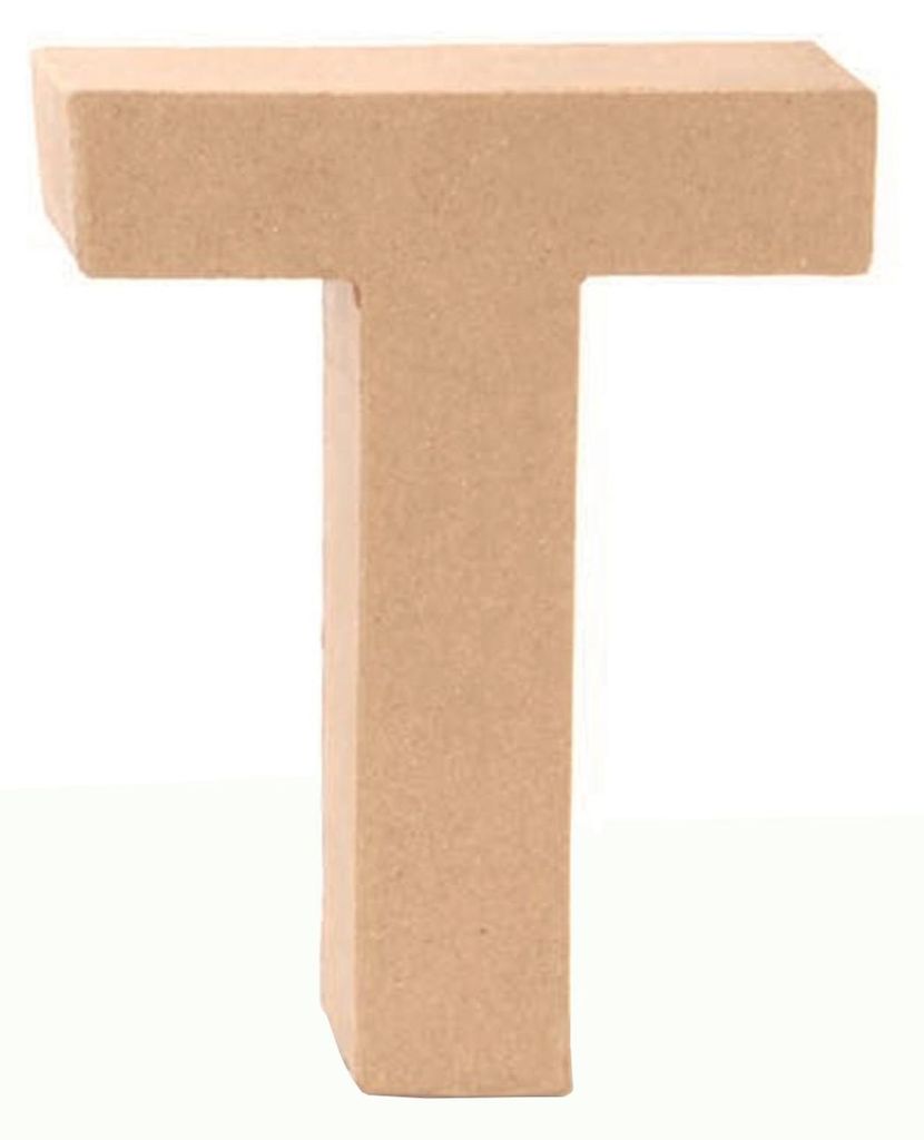 GLOREX 6 2029 120 - Papp - Buchstabe T, Buchstabe aus Produktbild 