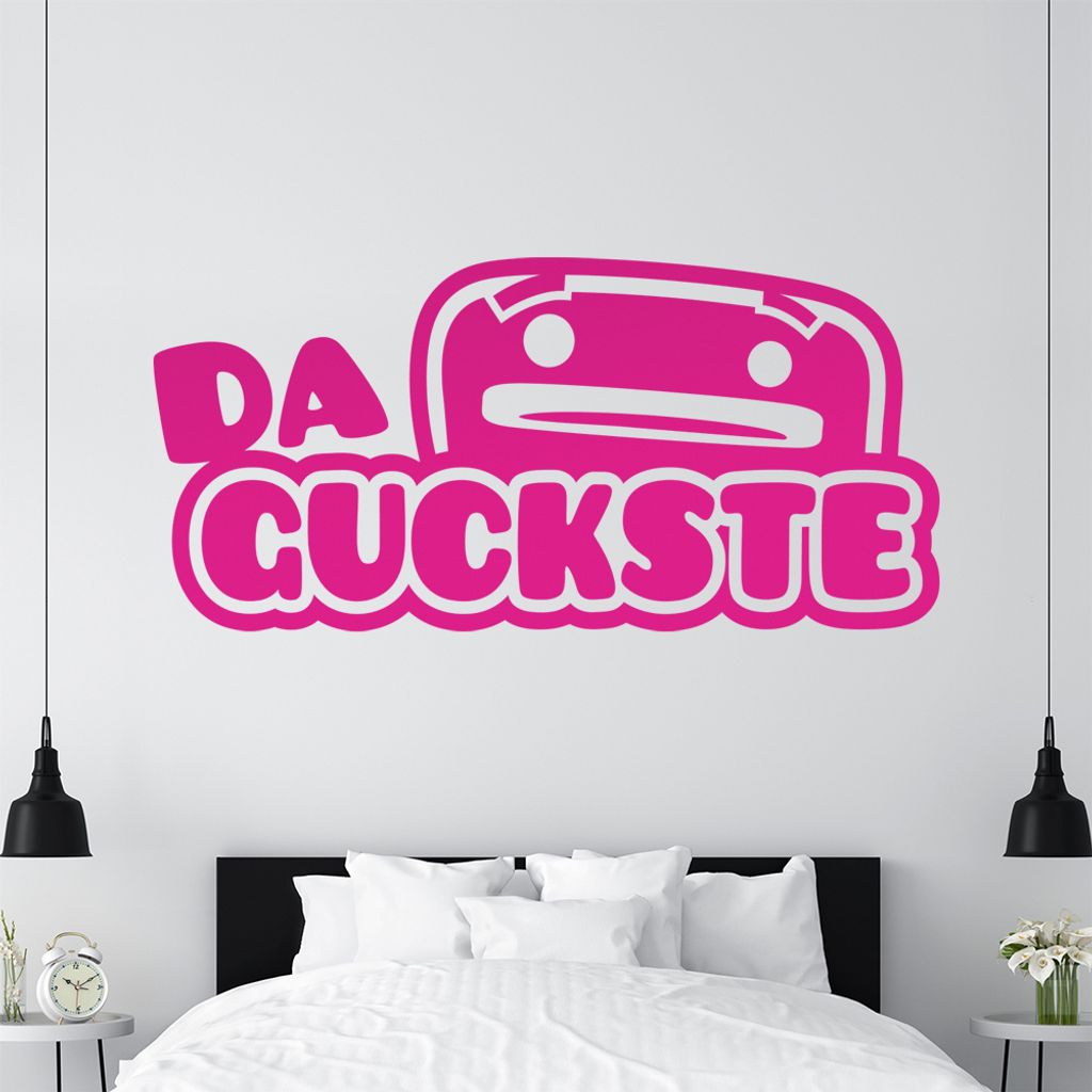 KIWISTAR Da guckste - Angeber Beweis Erfolg Erfahung Wissen Wandtattoo in 6 Größen - Wandaufkleber Wall Sticker - Dekoration, Küche, Wohnzimmer,...