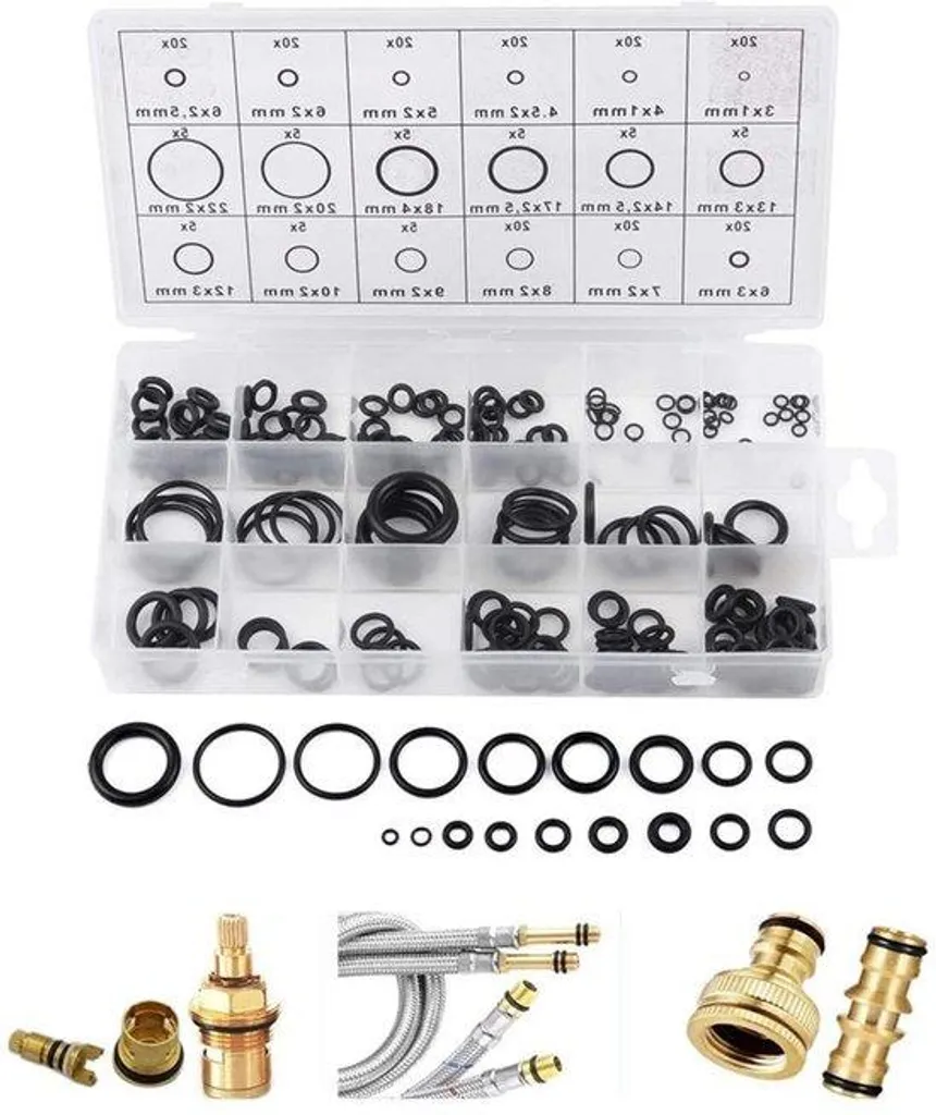 Stop aux vibrations : 225 colliers de serrage caoutchouc 3-22 mm