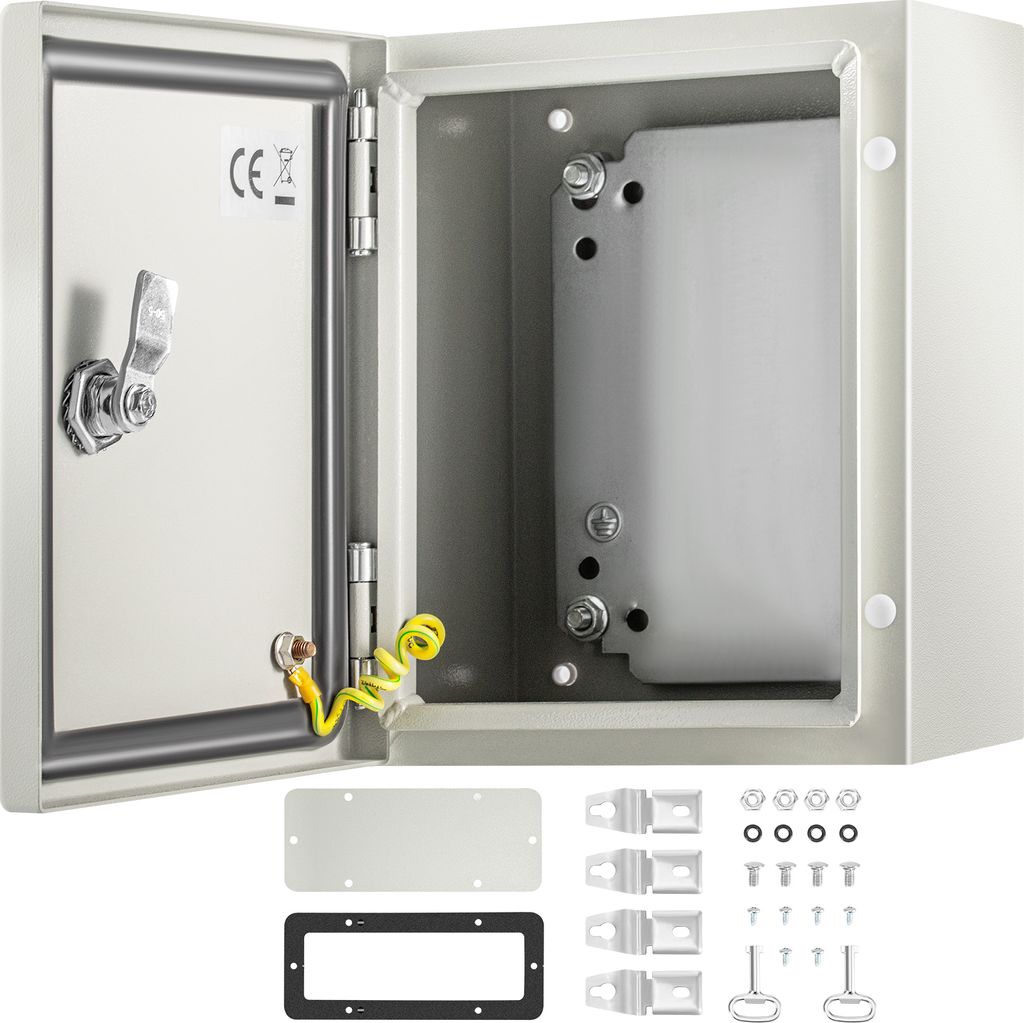 VEVOR NEMA-stalen behuizing, 10 x 8 x 6 inch, NEMA 4X Productafbeelding 