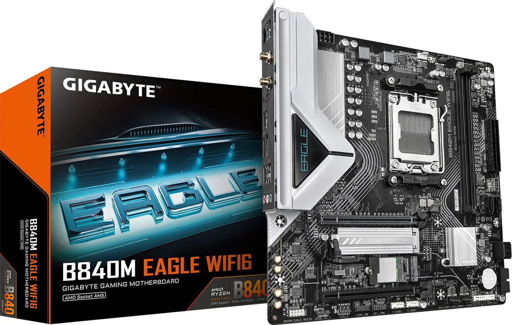 Gigabyte B840M EAGLE WiFi6 : Créez un PC Gamer compact et puissant