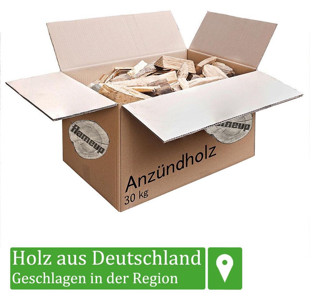 Holz Kaminanzünder Anzündholz Brennholz Anmachholz Buche Produktbild 