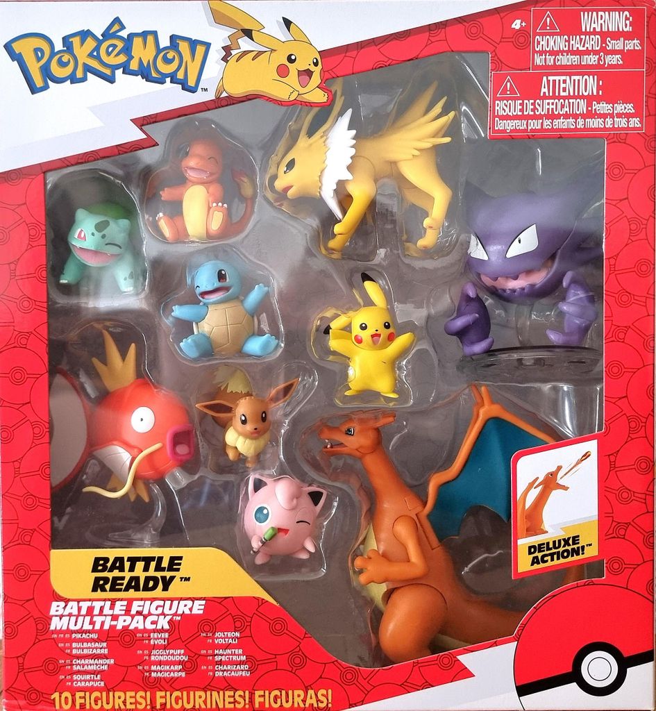 Pokémon Battle Figuren Multi-Pack 10er Set Produktbild 