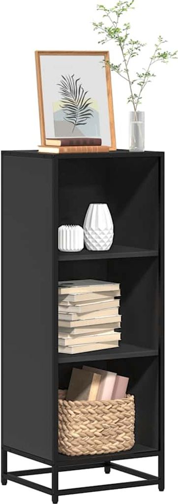 Maison Exclusive - Bücherregal Schwarz 40x35x107,5 cm Holzwerkstoff