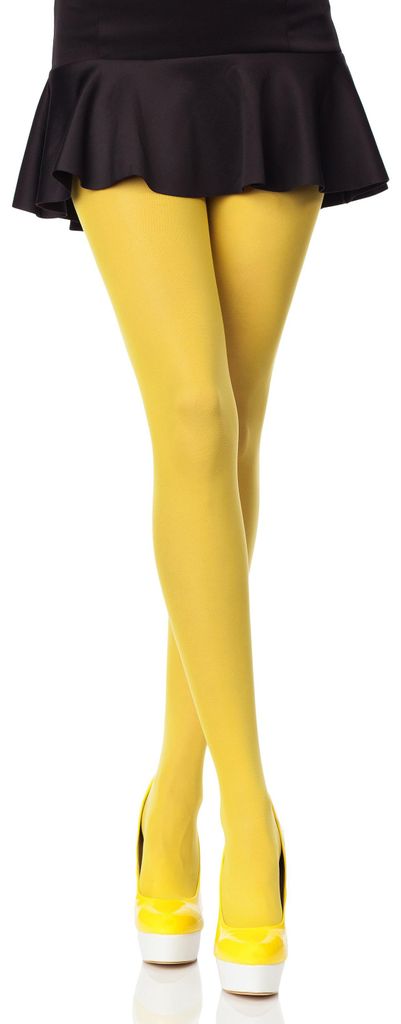Merry Style Bunte Damen Strumpfhose Microfaser 40 DEN(Gelb, Produktbild 