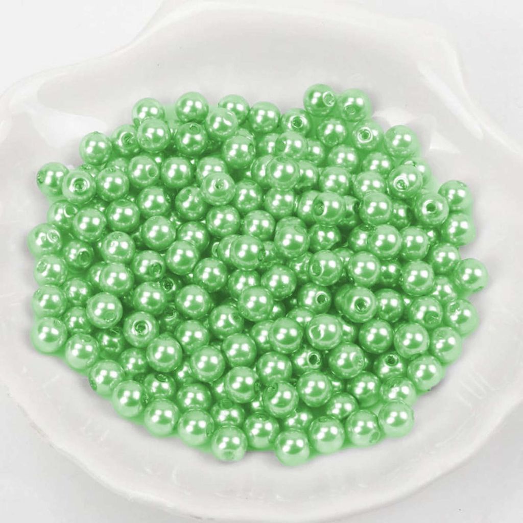 Wachsperlen ca. 1000 Stück, 3mm, Grün hell Obrázek produktu 