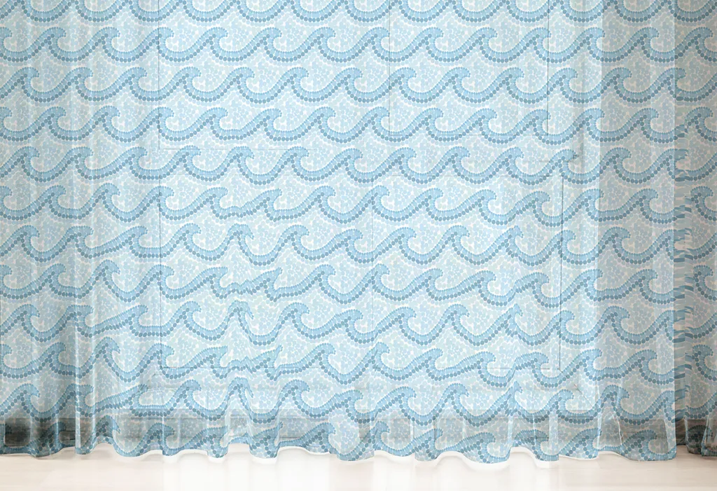 ABAKUHAUS Arazzo Satinato Mare Mosso 240x274cm - Qualità Professionale - 2