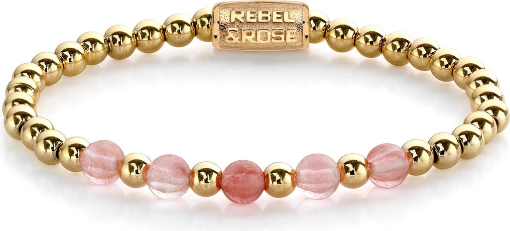 Rebel and Rose More Balls Than Most RR-60081-G Damenarmband, Armbandumfang:17cm