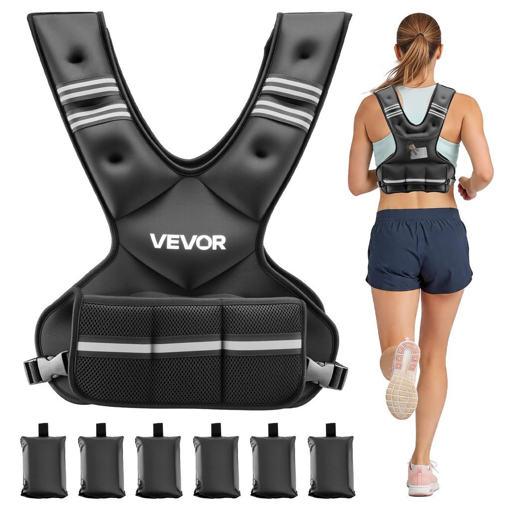 VEVOR Gewichtsweste, 18 kg Gewichtsweste, verstellbare Produktbild 