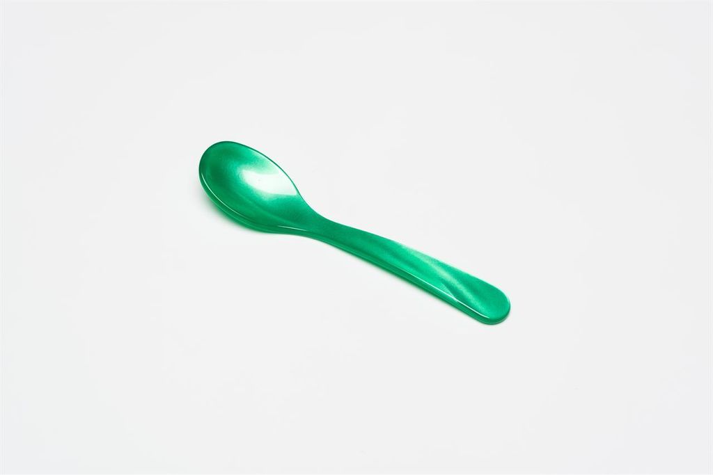G.F. Heim Söhne Eierlöffel aus Acrylglas grün 12,5cm Produktbild 