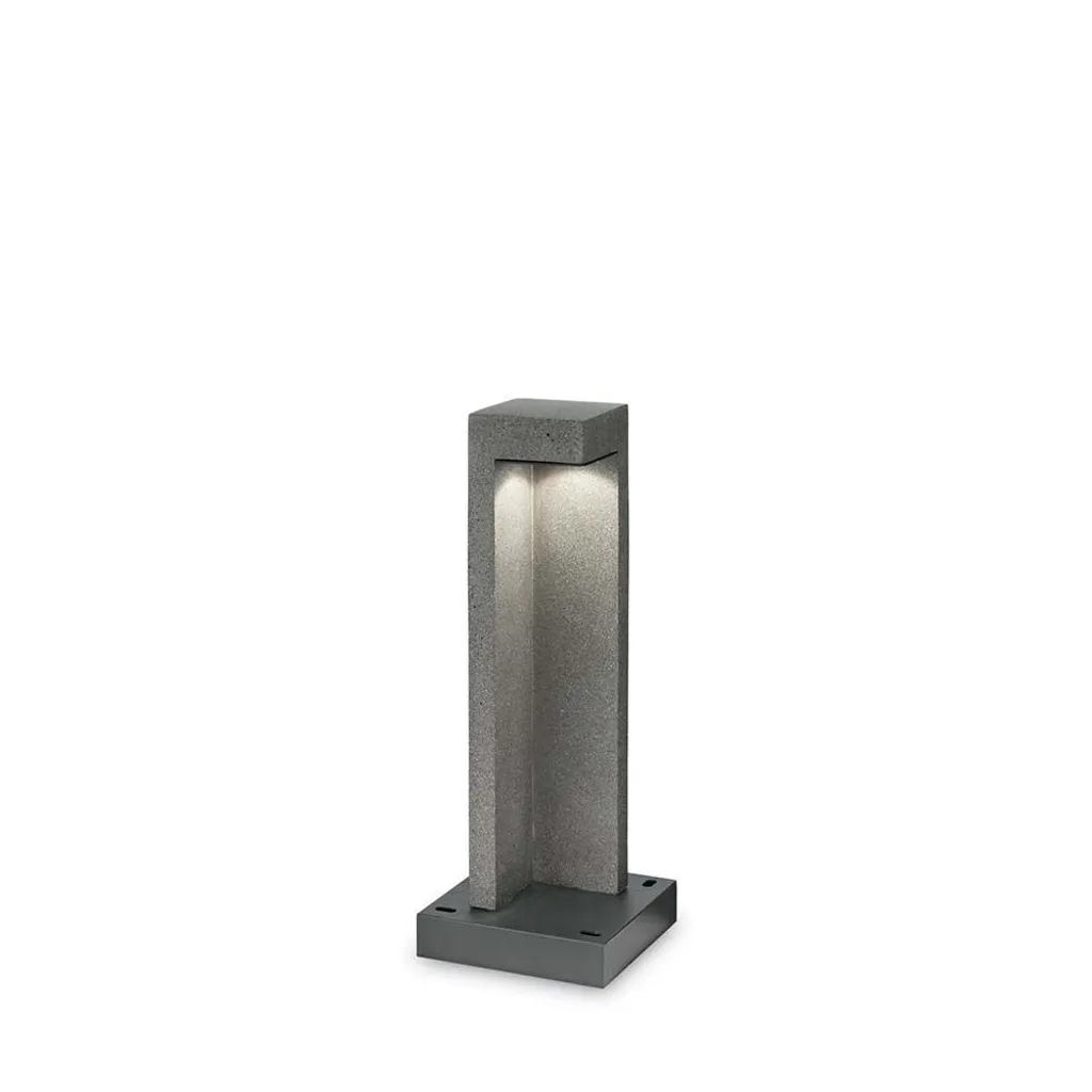 Ideal Lux Titano PT1 Petit Granito - Lampadaire Design Extérieur IP44