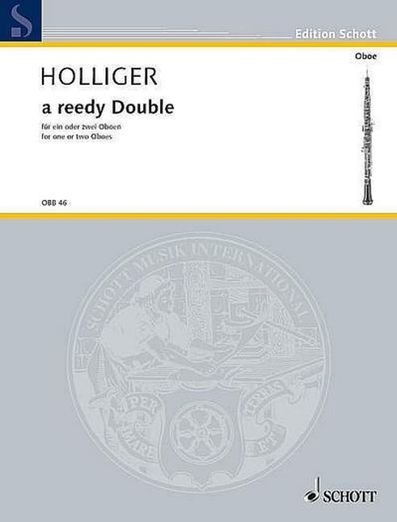 a reedy Doublefür Oboe solo oder 2 Oboen (ad libitum auch Oboe solo mit einem Bordun