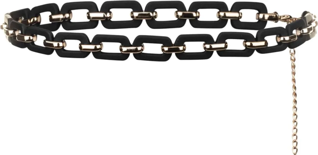 Cintura Vanzetti Chain Belt W90 Light Gold+Black: Best Seller Online