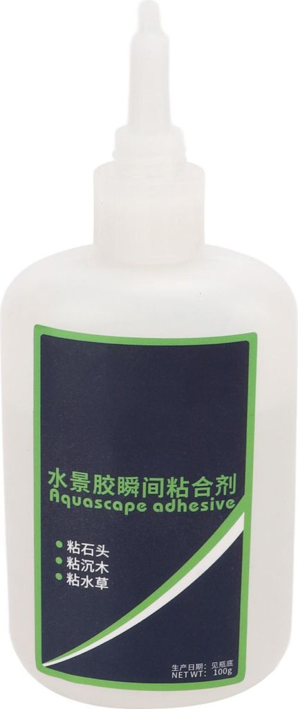 Aquascape-Kleber, professioneller, schnell trocknender, sofortiger Aquarium-Kleber für Zubehör, Stein, Kunststoff, Wasser, Gras