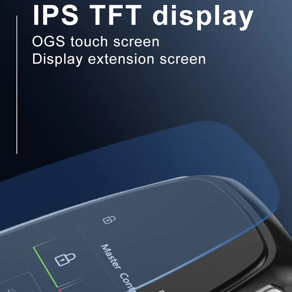 Télécommande de Voiture LCD Tactile Universelle Bluetooth 5.0 Keyless Noir - 4