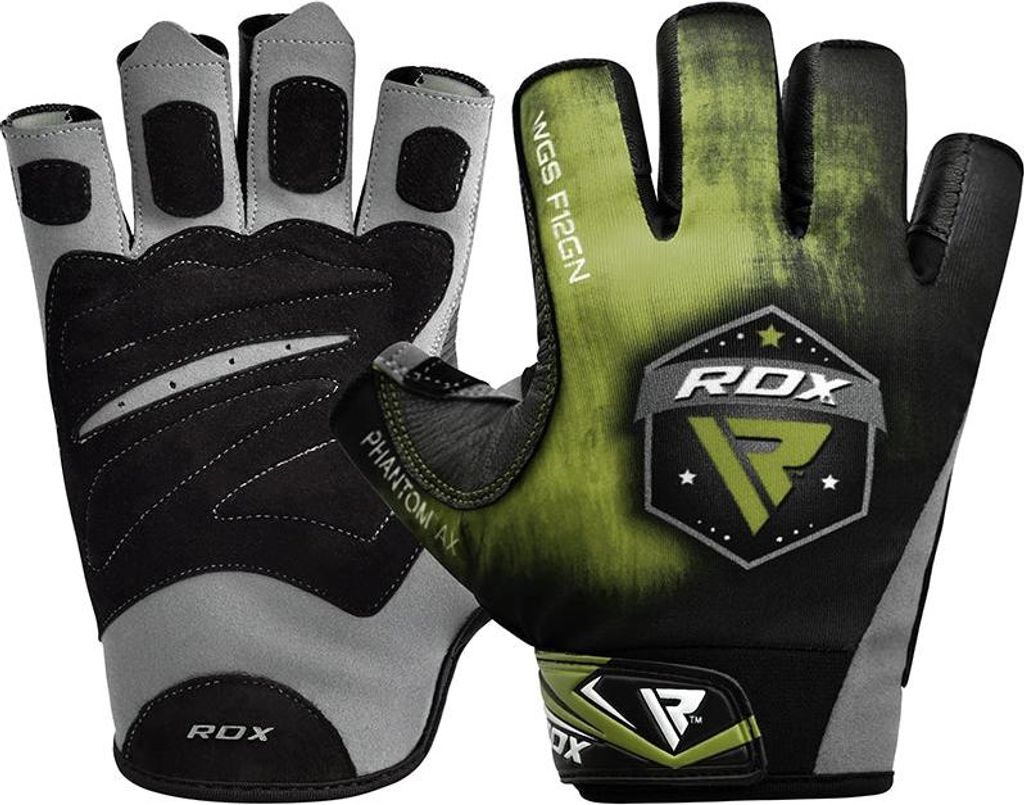 RDX Camouflage Gym Trainingshandschuhe – Atmungsaktiv, rutschfest und gepolstert für sicheren Griff, Komfort und Schutz beim Workout und Krafttr...