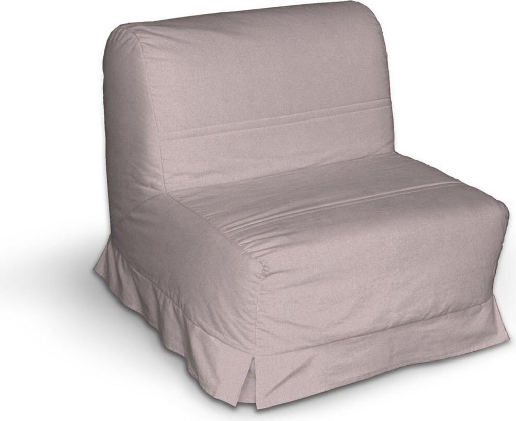 Dekoria Bezug für Lycksele Sessel mit Kellerfalten, rosa, Bezug für Lycksele Sessel
