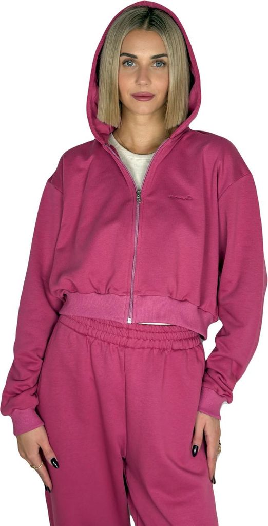 XANT, Hoodie Damen, Kapuzenpullover, Sweatshirt Frauen mit Kapuze, Rosa, XS/S