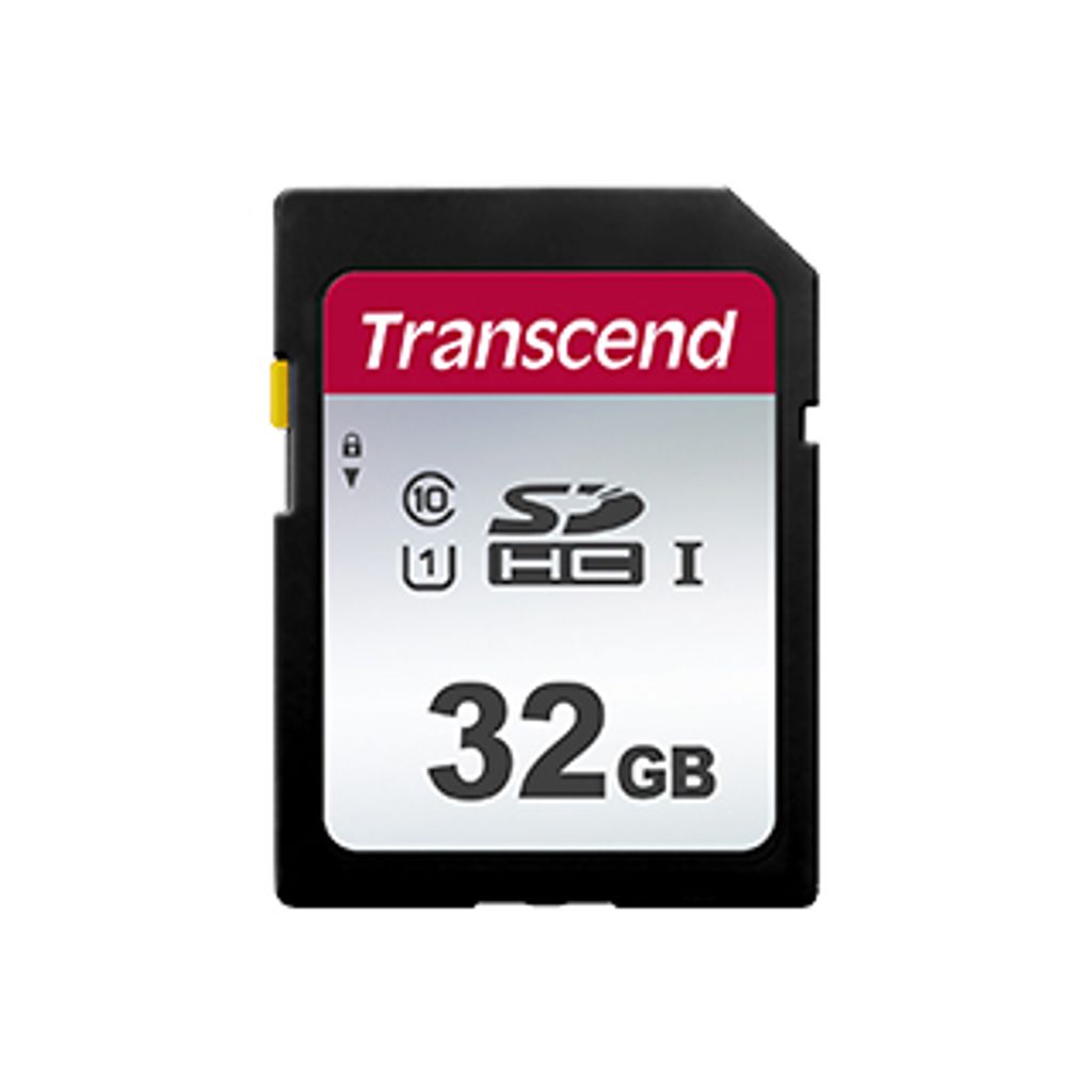 Transcend TS32GSDC300S 300S SDHC Class 10 UHS-I U1 SDHC Speicherkarte, 32 GB, Class 10 / UHS-I