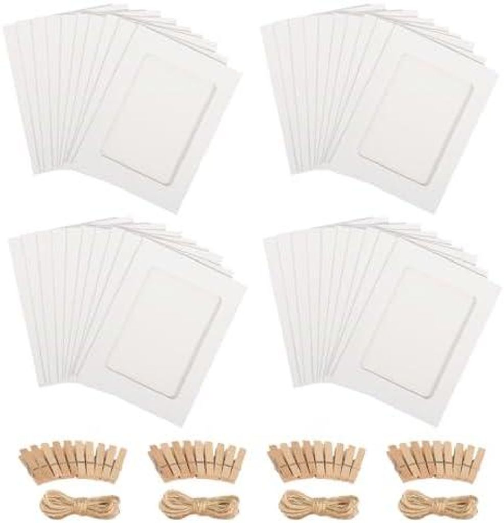 Fotogirlande 40 Stück Foto Girlande Papier Bilderrahmen Produktbild 