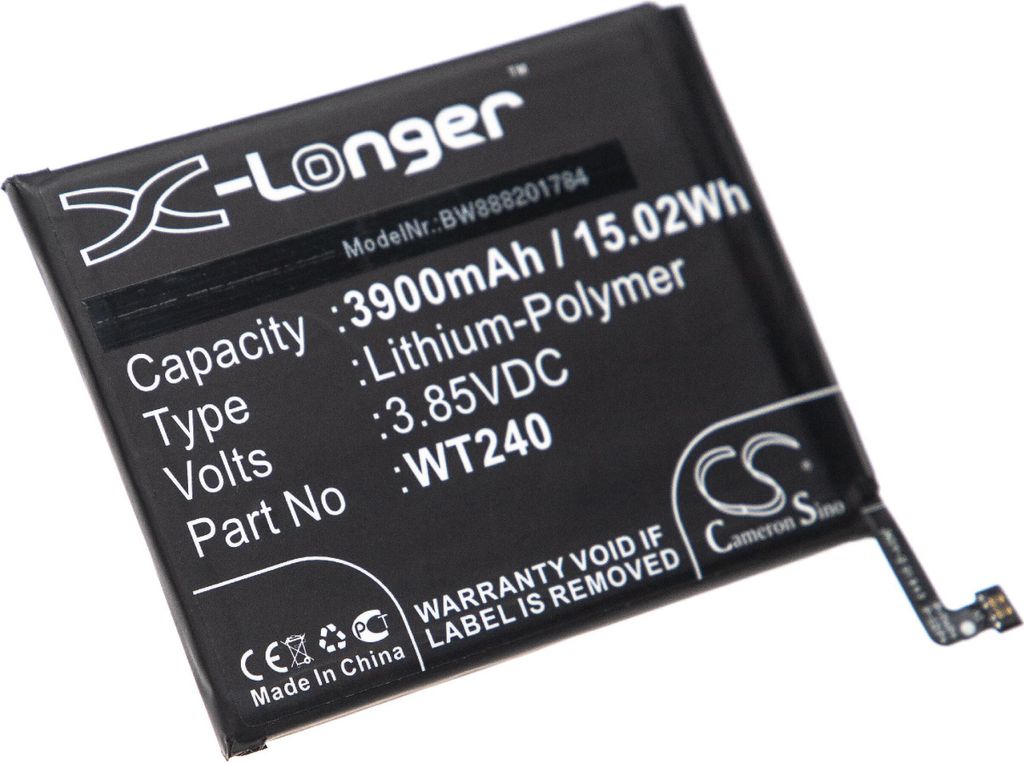 vhbw Akku kompatibel mit Nokia TA-1214, 2,3, 2.3 LTE Handy Smartphone Telefon (3900 mAh, 3,85 V, Li-Polymer)