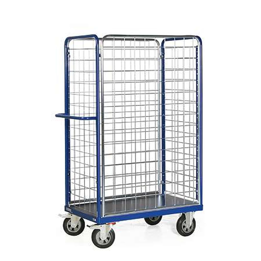 Protaurus Paketwagen F600 mit 4 Gitterwänden 1800mm hoch 1000x600mm