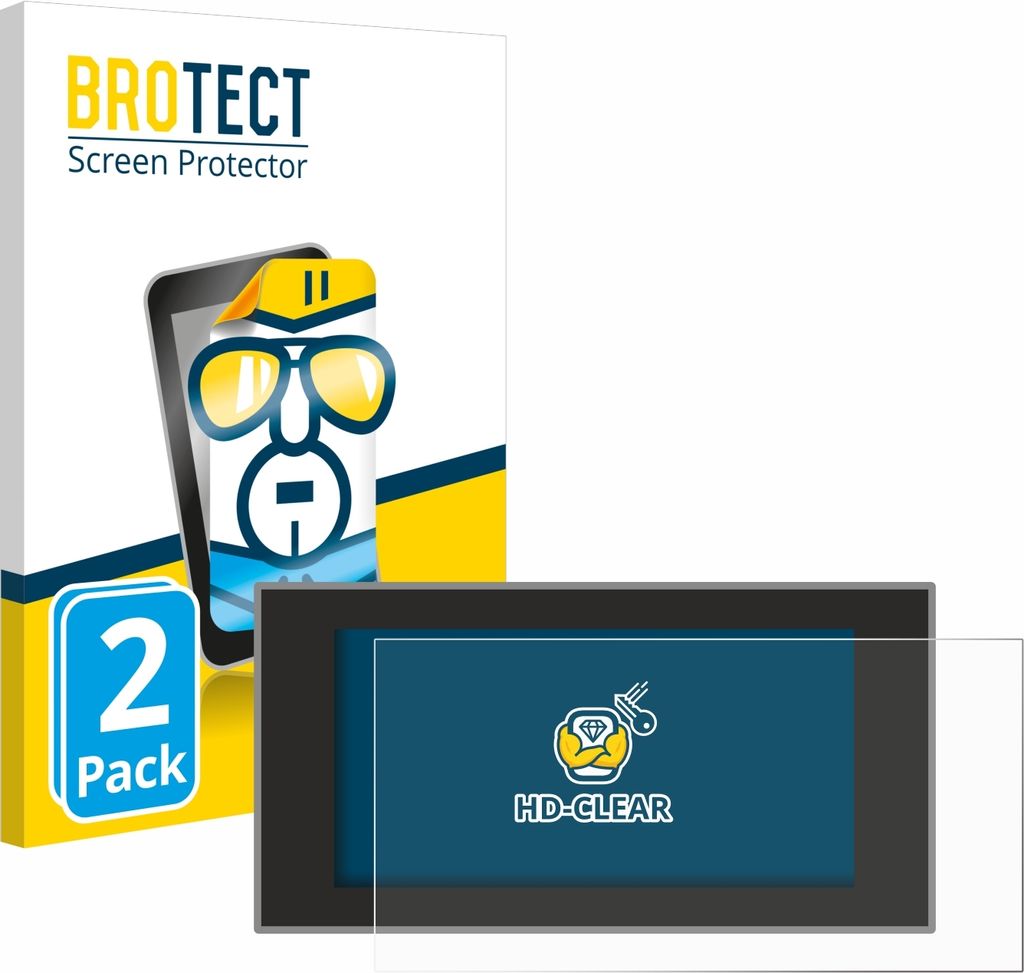 2x Für Audi A4 Avant (2022-2024) Schutzfolie BROTECT Displayschutz Display Schutz Folie Klar Transparent