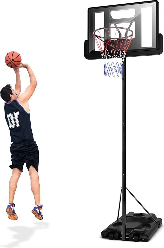 KOMFOTTEU basketbalový koš pro venkovní použití, z PE a Obrázek produktu 
