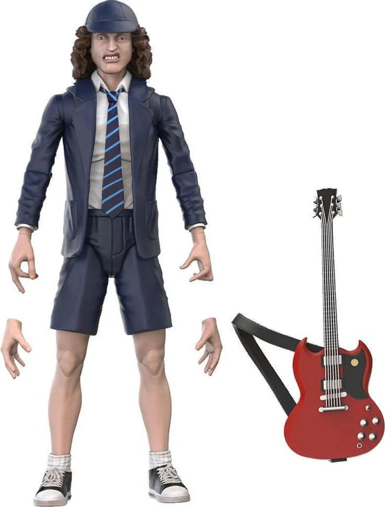 Cadeau Fan AC/DC : Figurine Angus Young BST AXN Highway to Hell 13cm