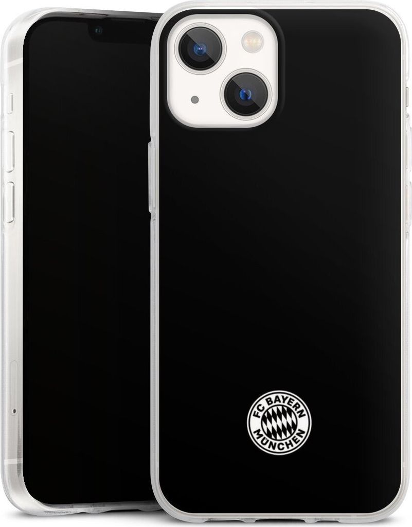 DeinDesign Handyhülle für Apple iPhone 13 Mini Silikon Hülle Case Smartphone Schutzhülle FC Bayern München FCB Offizielles Lizenzprodukt