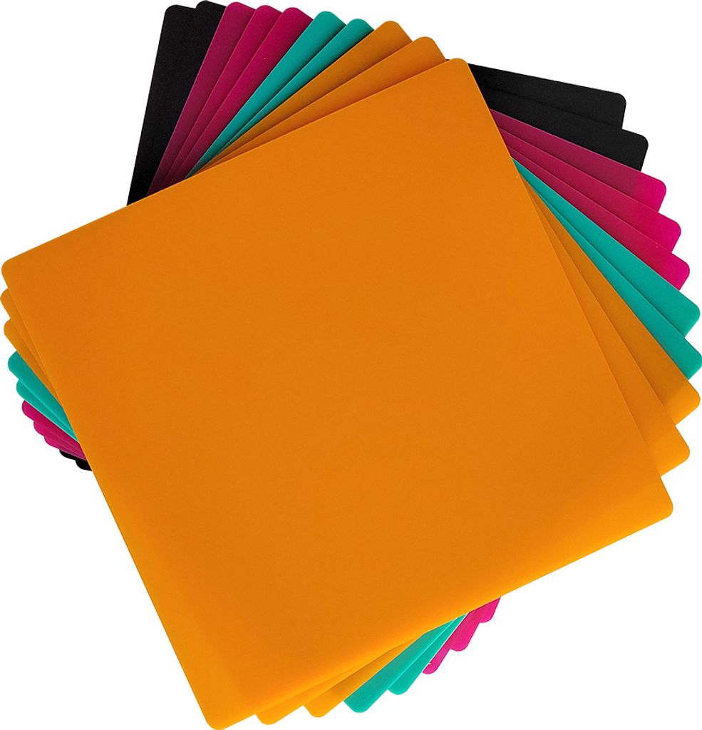 Creality Falcon Series Frosted Colorful Acrylic Sheets 200 x 200 x 3mm - 10pcs