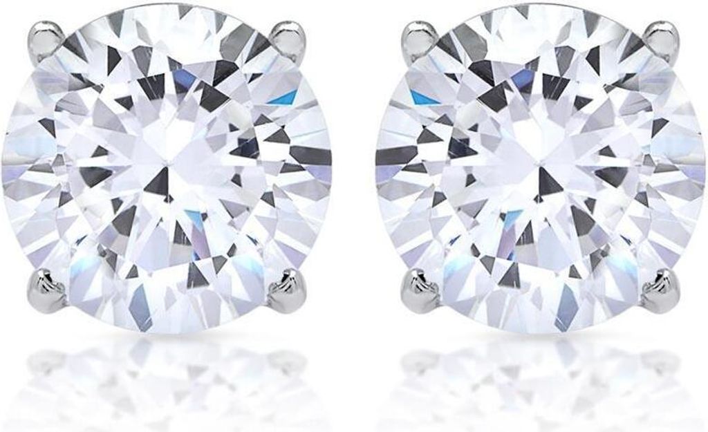 Moderne Ohrstecker 925 Sterling Silber Zirkonia SE0031