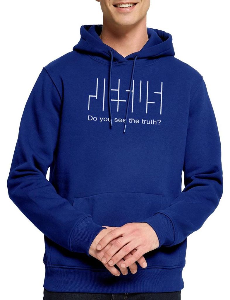 Spreadshirt Jesus Glaube Christlich Do You See The Truth Herren Premium Hoodie, XS, Royalblau
