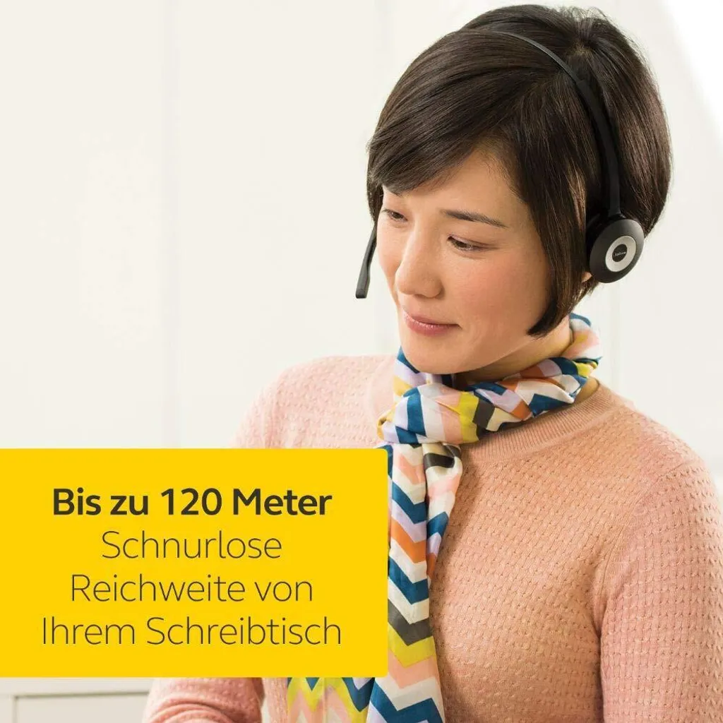 Jabra PRO 920 Duo Casque sans Fil DECT Binaural pour Téléphone Fixe - 17