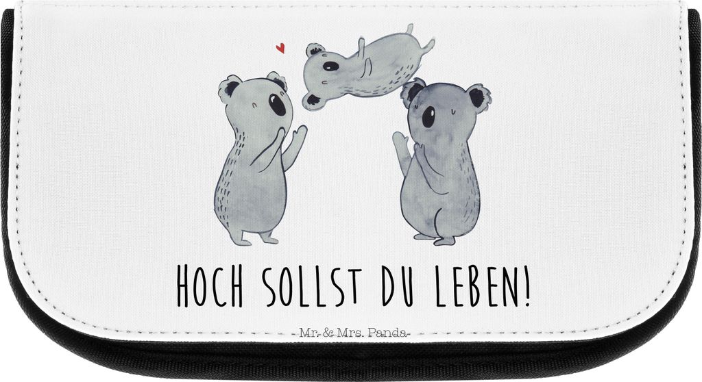 Mr. & Mrs. Panda Kosmetiktasche Koalas Feiern - Weiß - Produktbild 