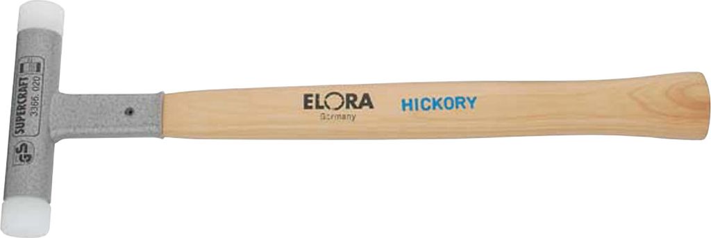 Elora Rückschlagfreier Nylon-Schonhammer, 30 mm, ELORA-1690-30