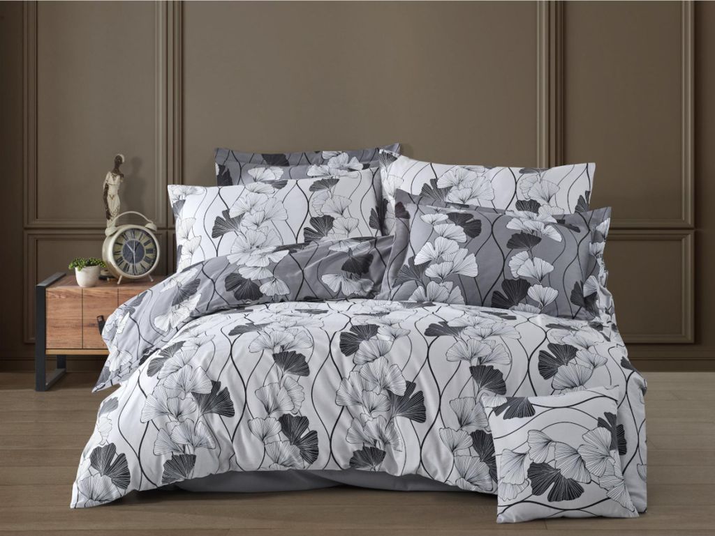 Französisches Leinen Satin 220x220, 70x90cm Cornelia