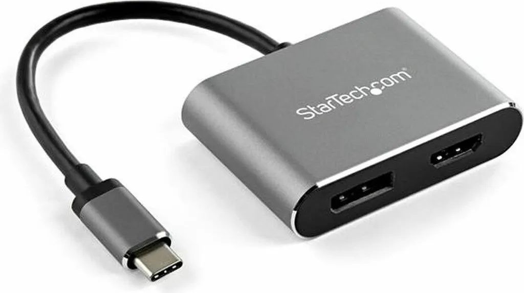 Adaptateur USB C vers HDMI et DisplayPort Startech CDP2DPHD 4K 60Hz