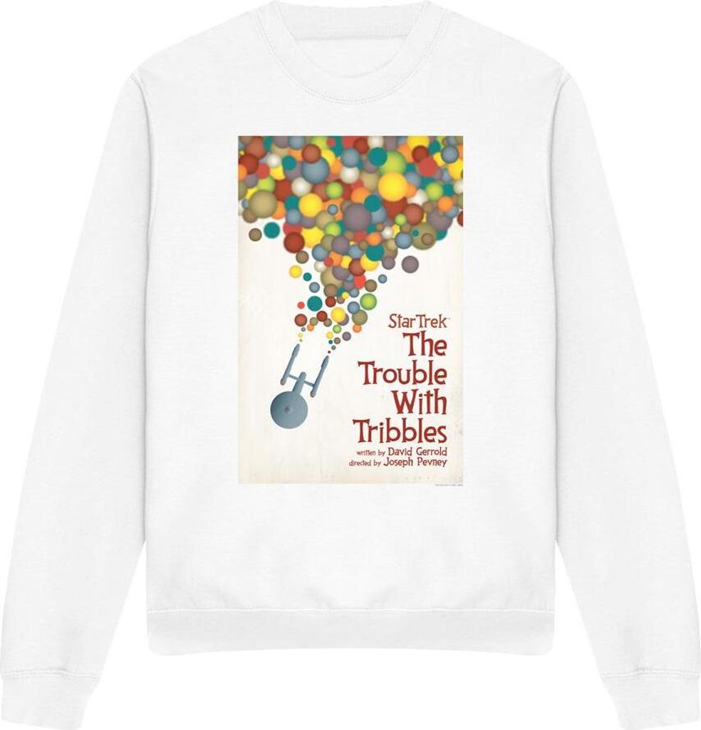 Star Trek - "The Original Series Episode 44" Sweatshirt für Herren/Damen Uni TV11595 (M) (Weiß)