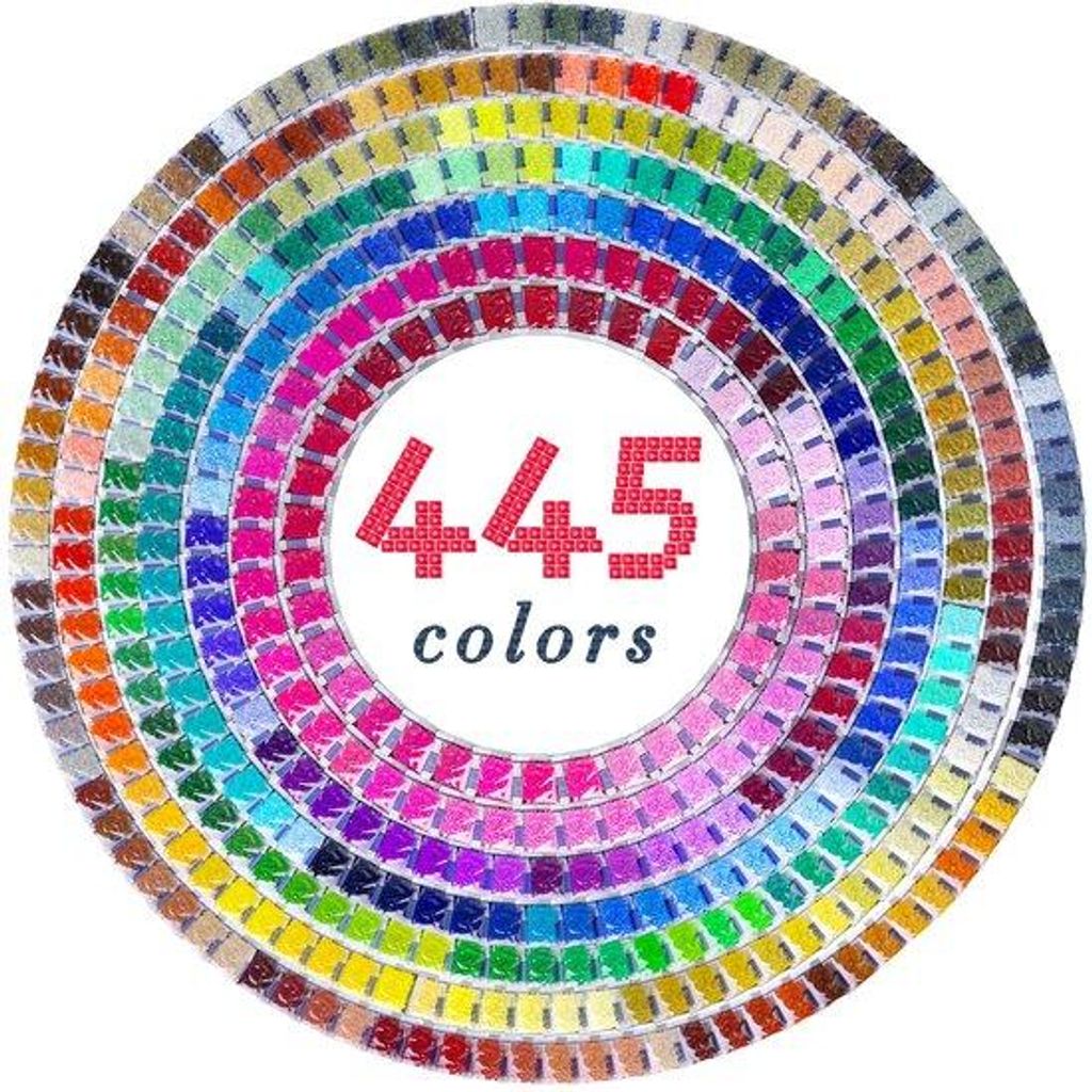 Kunststeine 5D Diamond Malerei Zubehör 445 Farben 445000 Stück