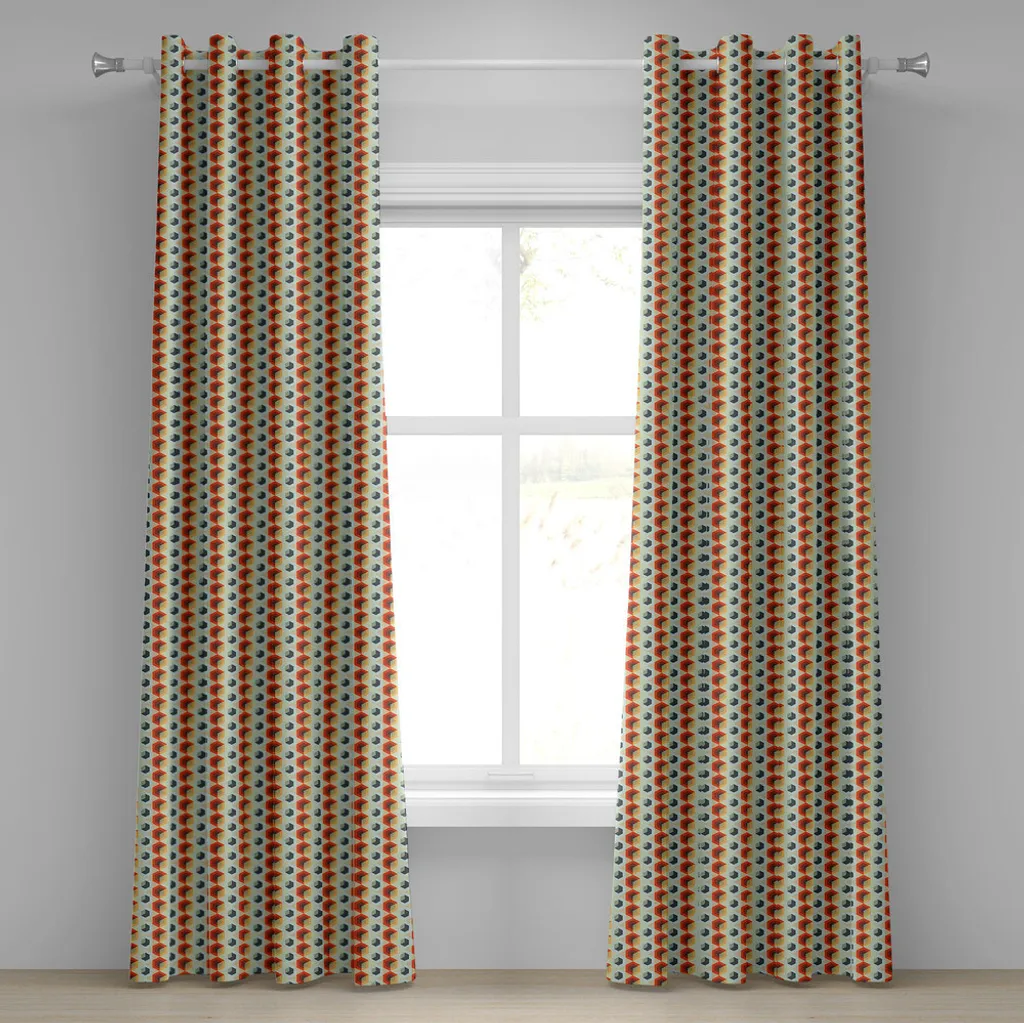 Rideaux décoratifs 2 panneaux motif losange moderne 280 x 175 cm bleu