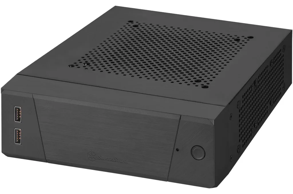 Boîtier PC Mini-ITX SilverStone SST-ML10B Châssis Modulaire Noir Fin - 2