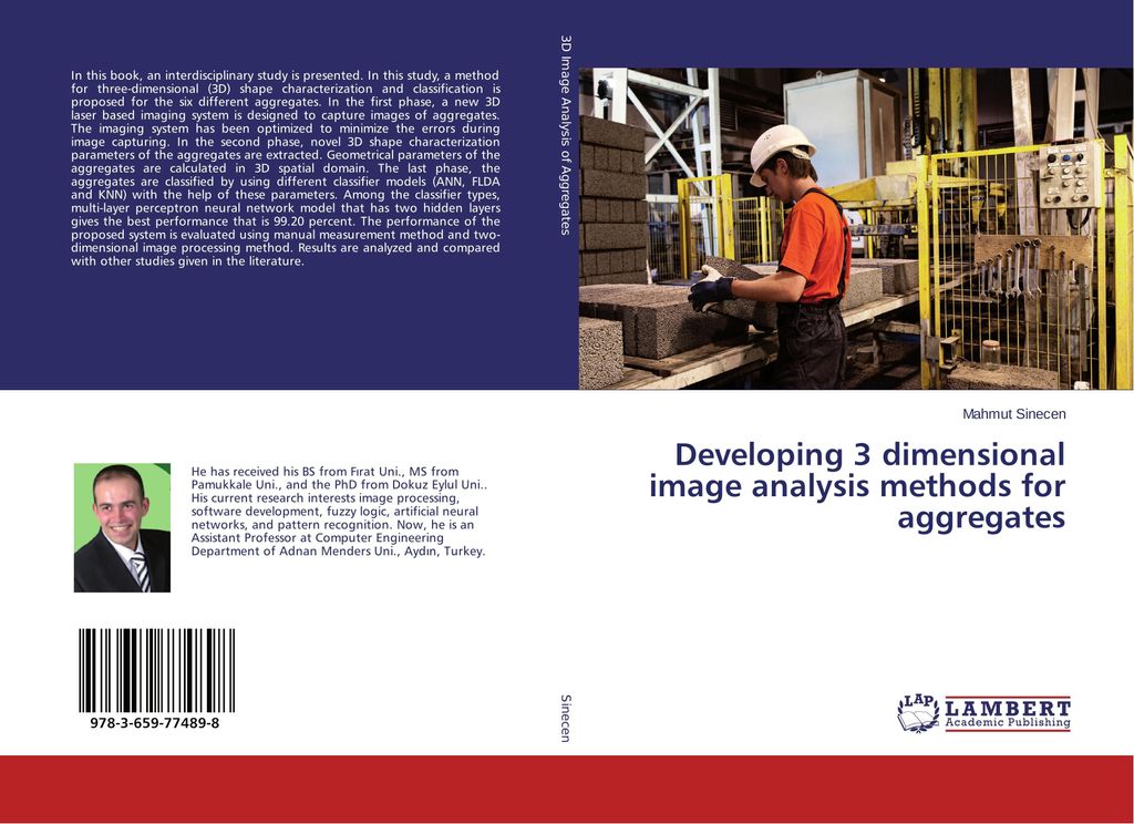 Developing 3 dimensional image analysis methods for aggregates